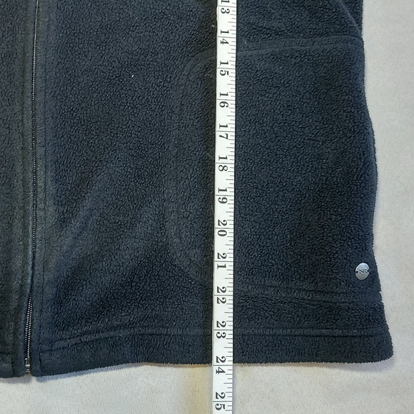 Northern Reflections Fleece Black Zip up Sweater Light Weight Jacket, large - Picture 10 of 10